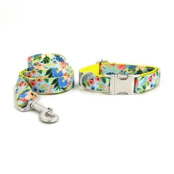 Garden Collection Dog Leash and Collar Set