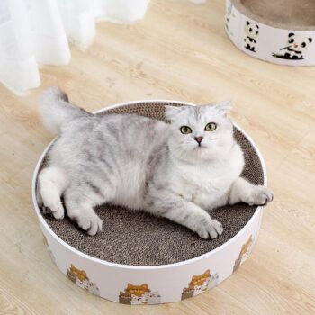 Corrugated Cat Scratcher: Fun Play Area for Cats