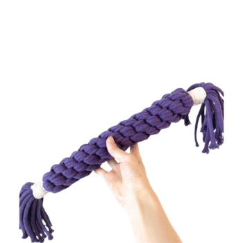Handmade Large Purple Macrame Candy