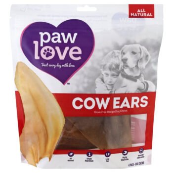 Pawlve Cow Ear Dog Treats (6 packs of 4)